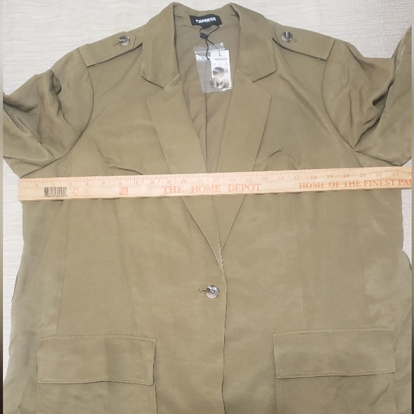 Express Cargo Long Sleeve Belted Jacket - Picture 7 of 7
